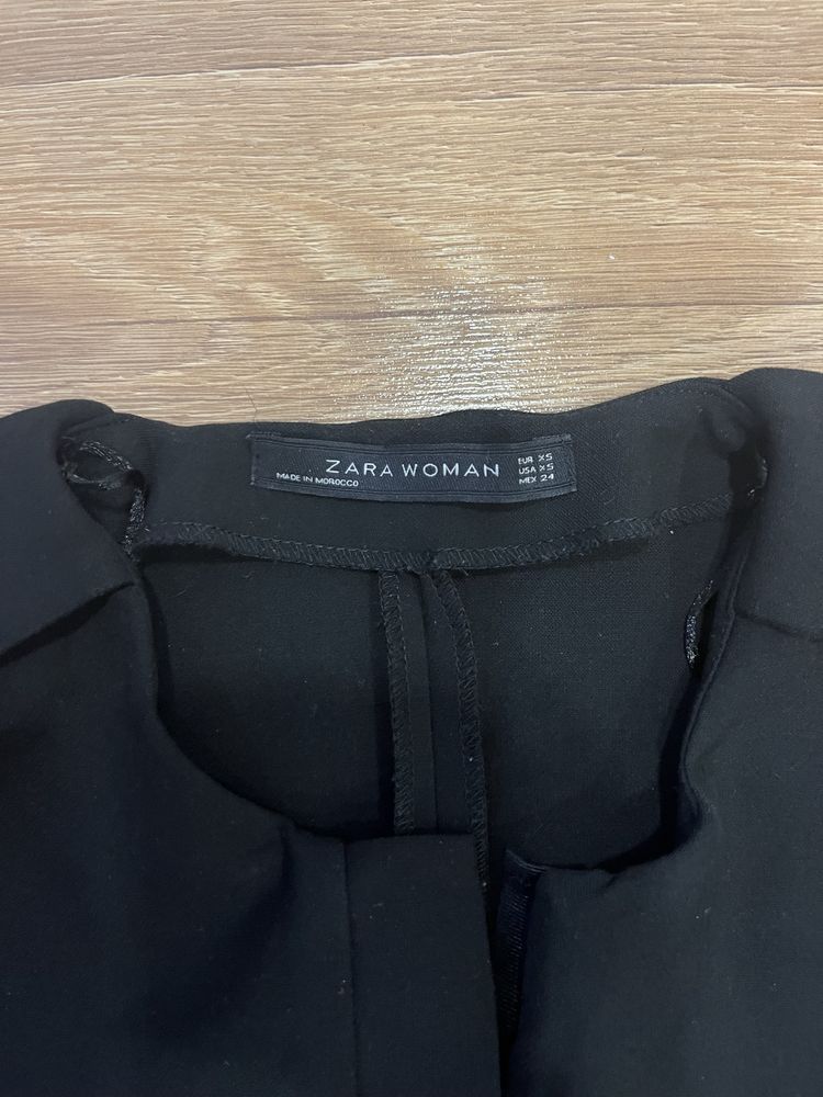 Zara. Czarny kombinezon elegancki. XS, komunia Święta wesele, kantkę.