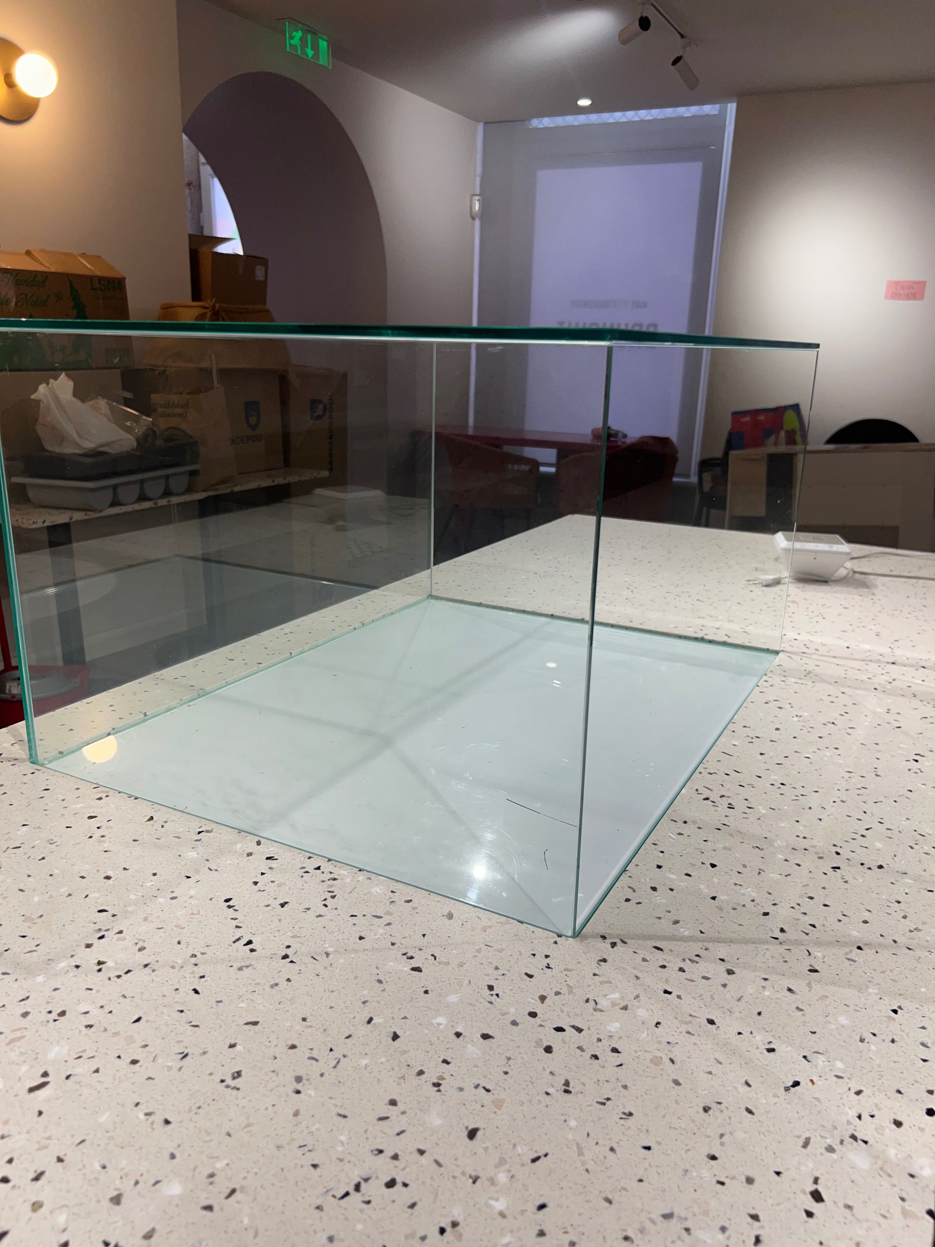 Vitrine retangular