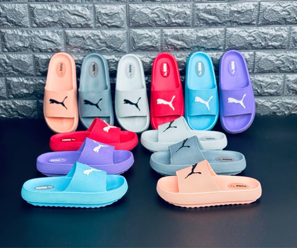 Шльопанці жіночі Puma яскраві/ стильні/ зручні