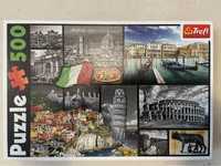 Puzzle 500 kawałków Włochy Trefl