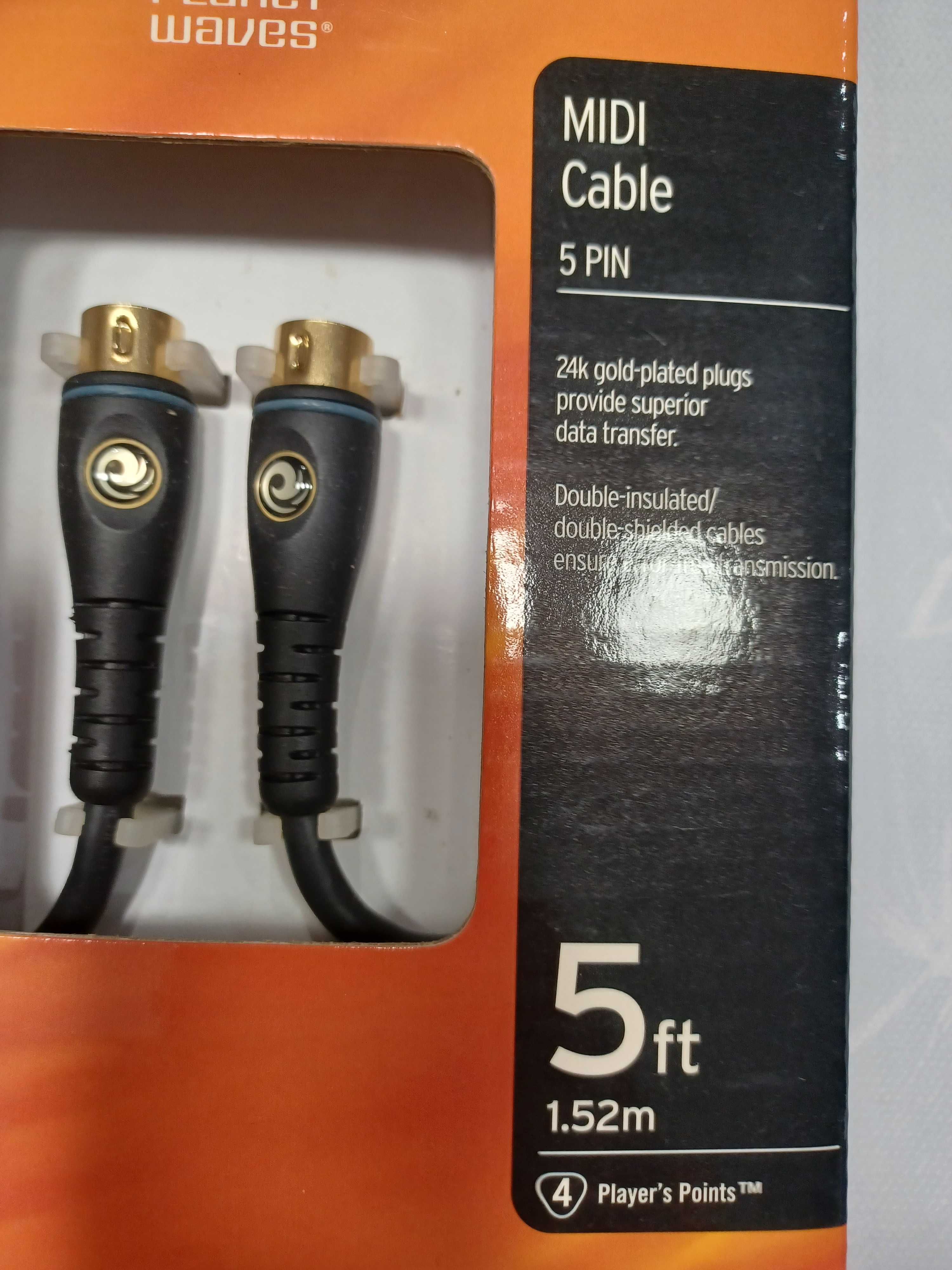 Daddario Planet Waves - Cabo MIDI + Cabo pro snake TPL 1,5 LP