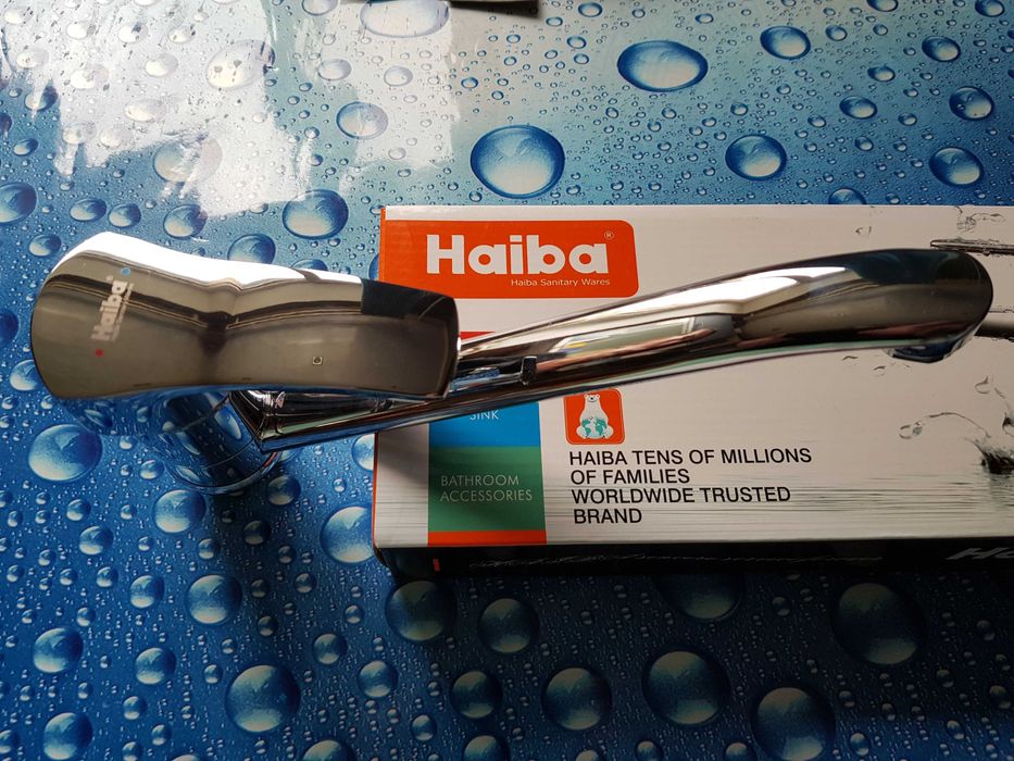 Смеситель змiшувач для кухни HAIBA Focus 004 555 100% Латунь