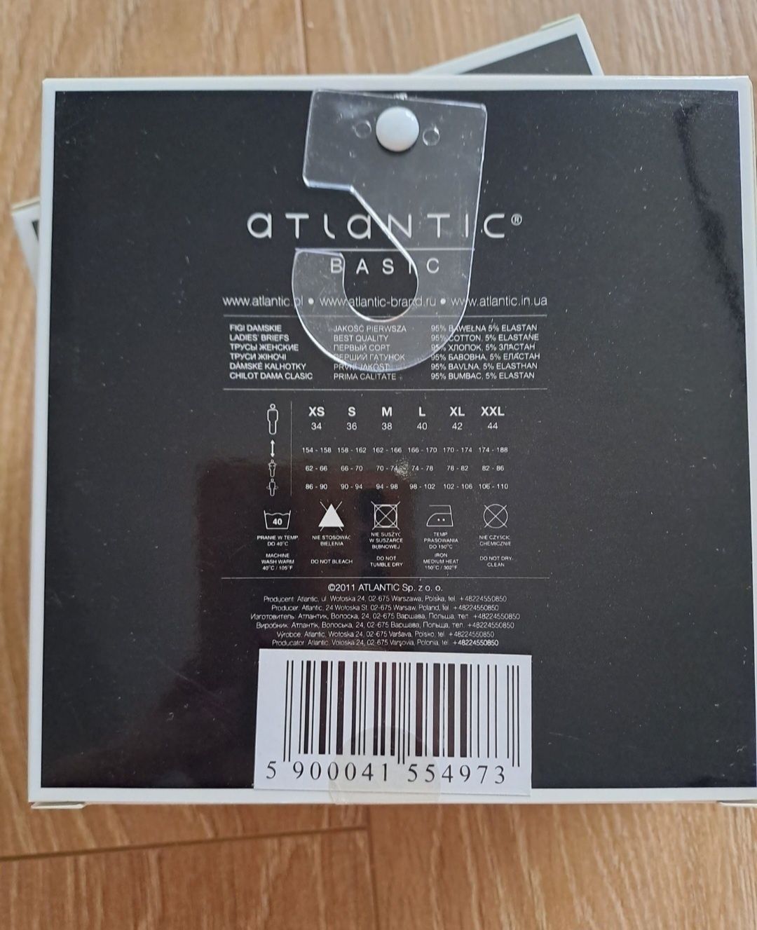 3x Majtki ciążowe Atlantic, rozmiar S, bawełna