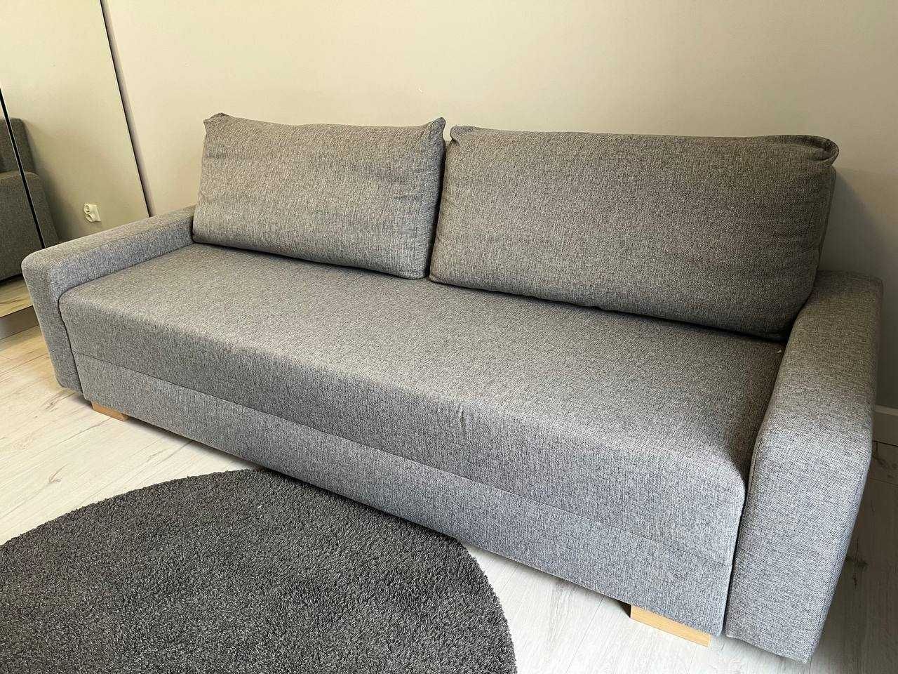 Rozkładana sofa 3-osobowa IKEA GRALVIKEN, szary