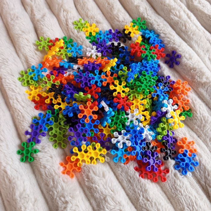 Klocki konstrukcyjne geometryczne gwiazdki