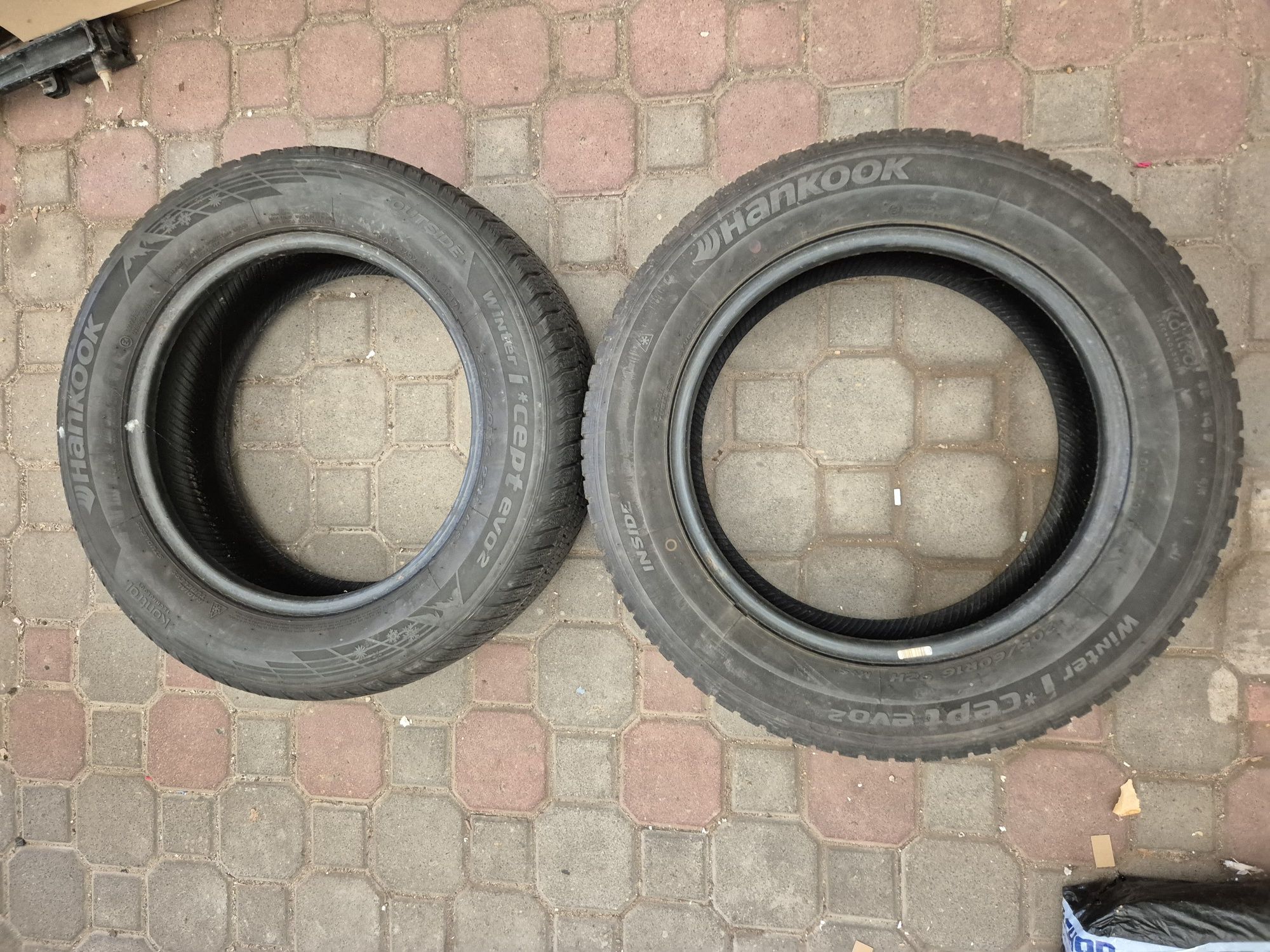 Opony zimowe 16 205x60 Hankook 2szt