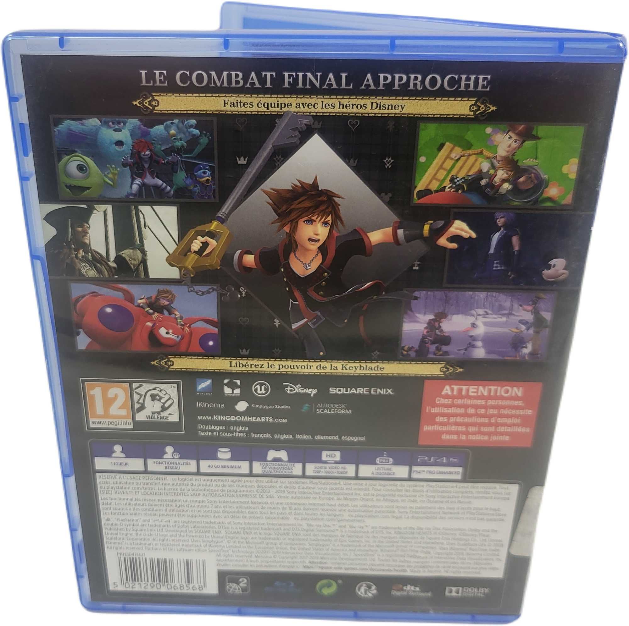 Gra na konsolę Playstation 4 Kingdom Hearts III