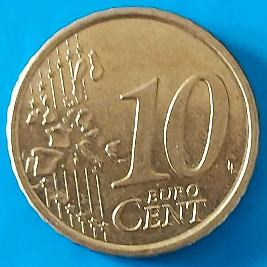 10 Cêntimos de 2001 de Espanha,  Miguel Cervantes