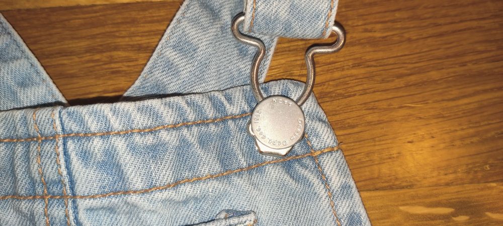 Джинсовий комбінезон на дівчинку 92 см Next