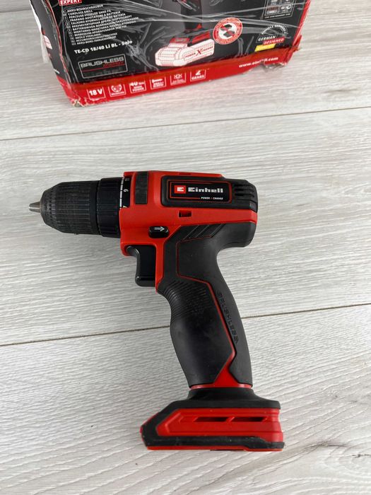 Шуруповерт Einhell TE-CD 18/40 Li BL Solo бу без аку і зарядки