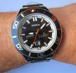 zegarek doxa shark  diver  tarcza czarna