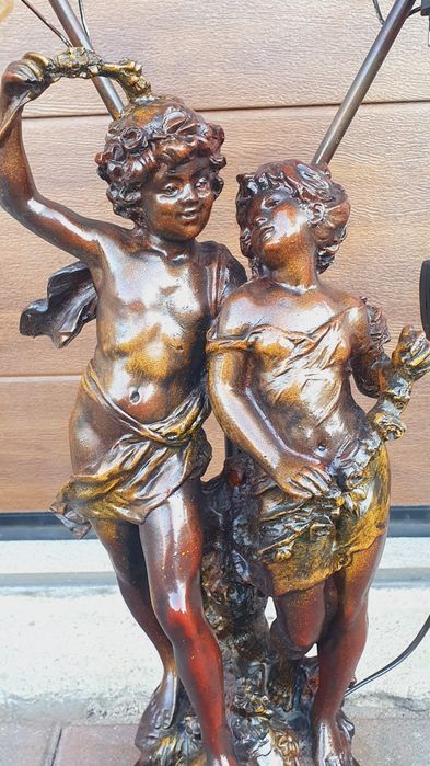 Lampka nocna  sygnowana August Moreau