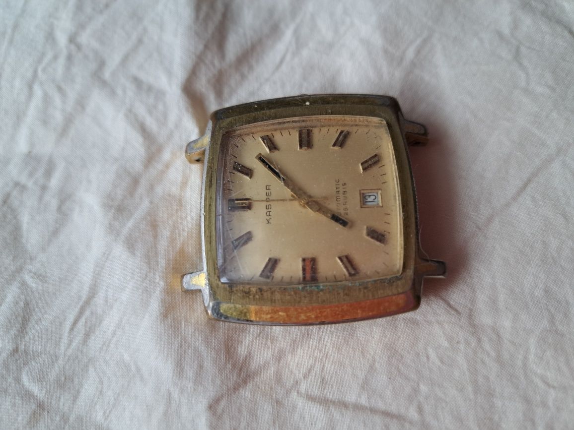 Niemiecki Kasper 25 jewels zegarek męski 1970