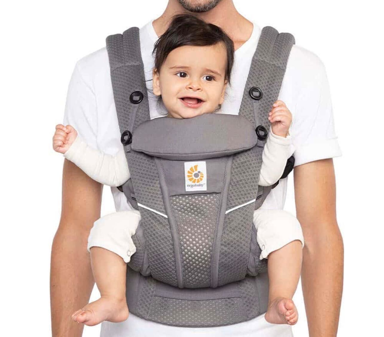 Ergobaby Omni Breeze Cinza Pérola - Mochila Portabebé
