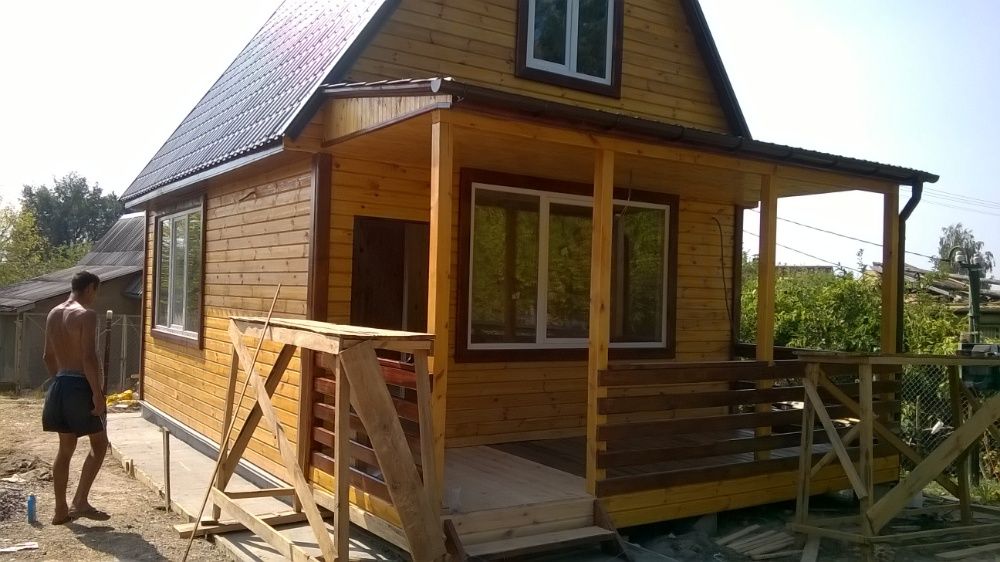 Каркасный  домик под ключ 6-2.5м 110000тис