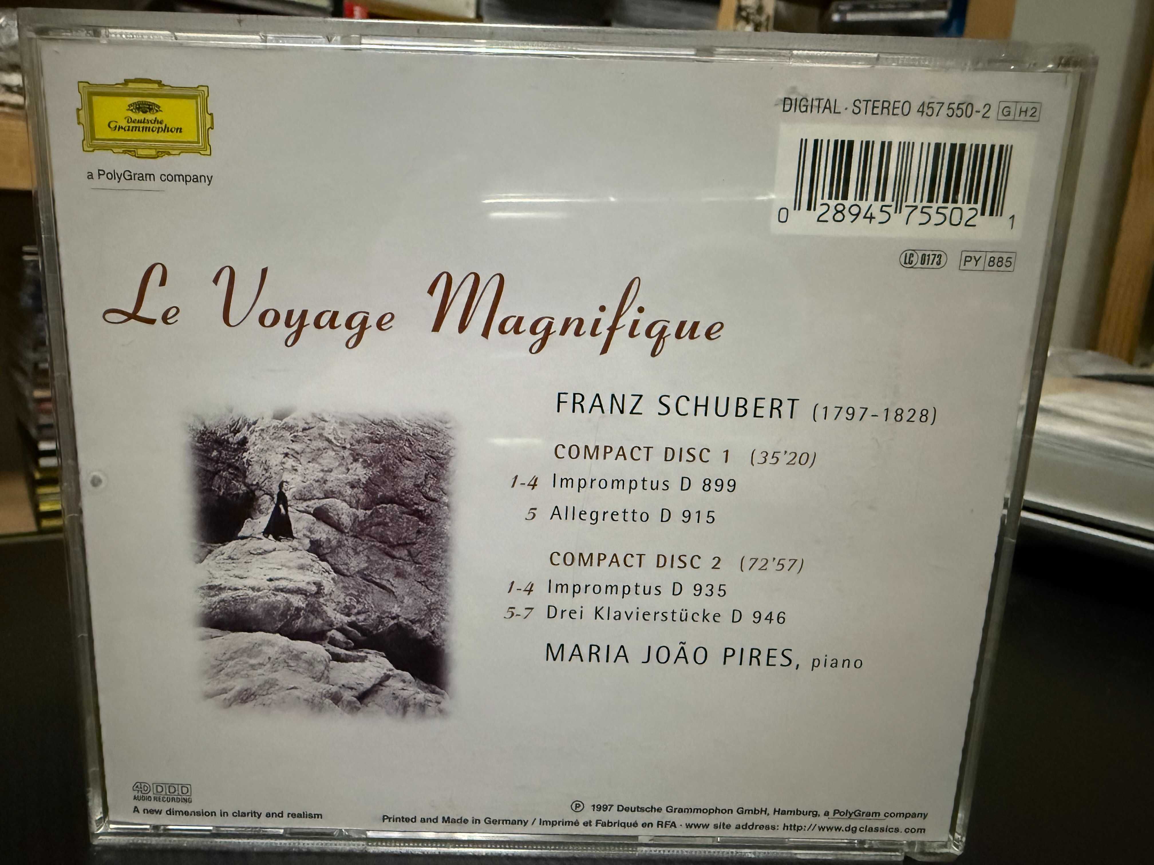 Schubert – Le Voyage Magnifique: Impromptus – Maria João Pires