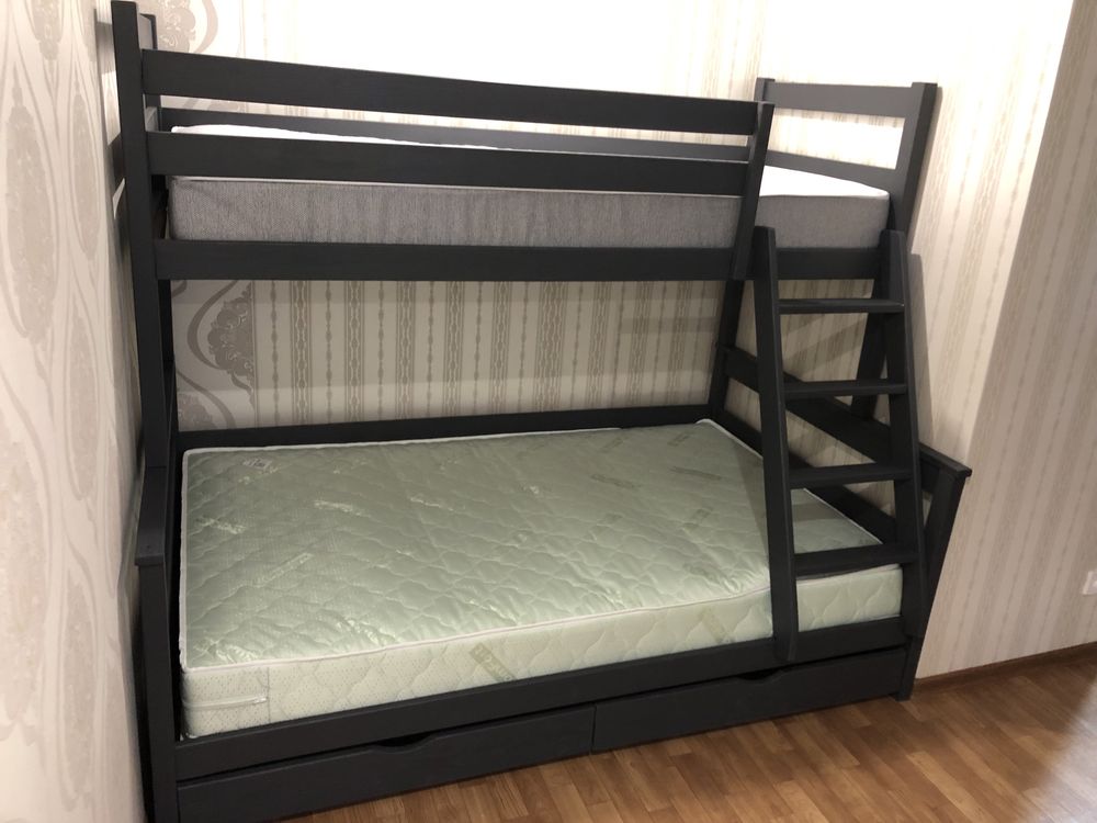 Двухьярусная кровать , кроватка из дерева, подростковые кровати