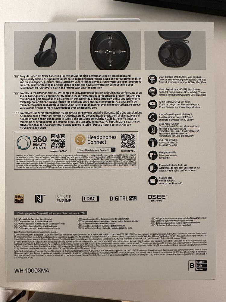 Sluchawki sony wh-1000xm4
