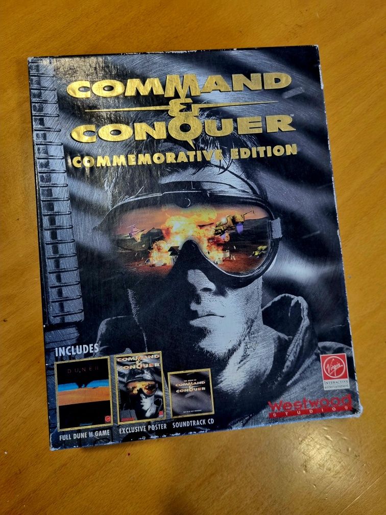 Command & Conquer Commemorative Edition Dune II jogo IBM PC Big Box