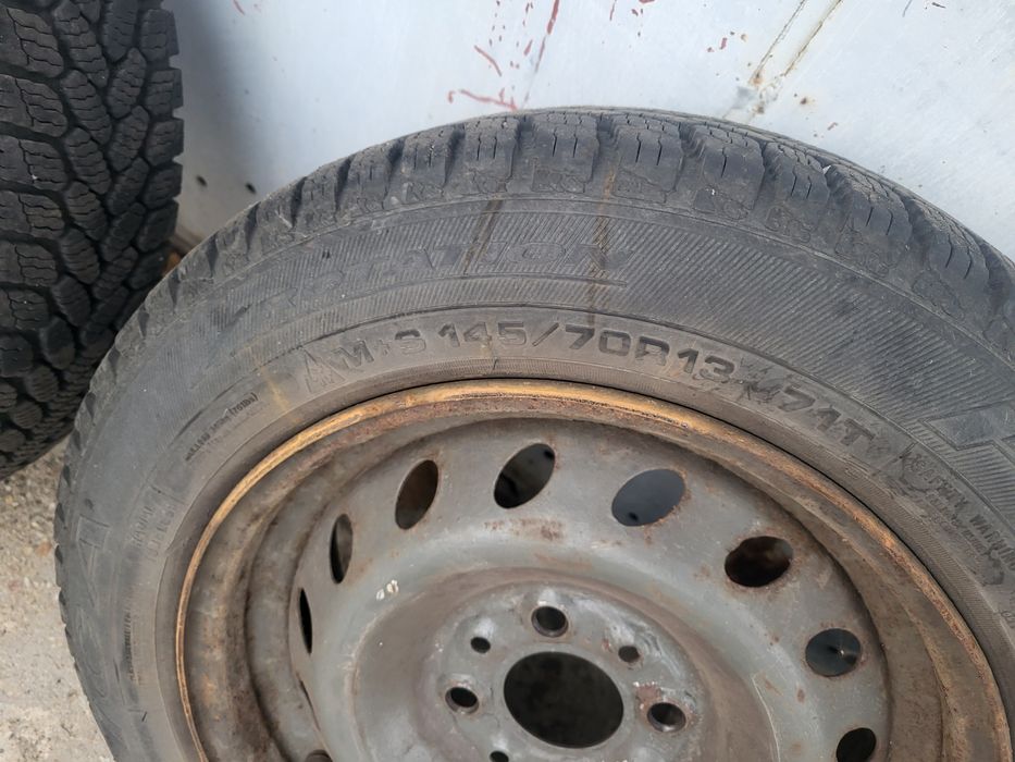 Felgi i opony zimowe 13 cali Fiat Seicento/Cinquecento i inne modele