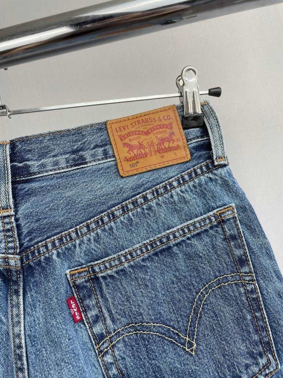 27/С Жіночі джинсові шорти Levi’s premium 501 джинсовые шорты оригинал