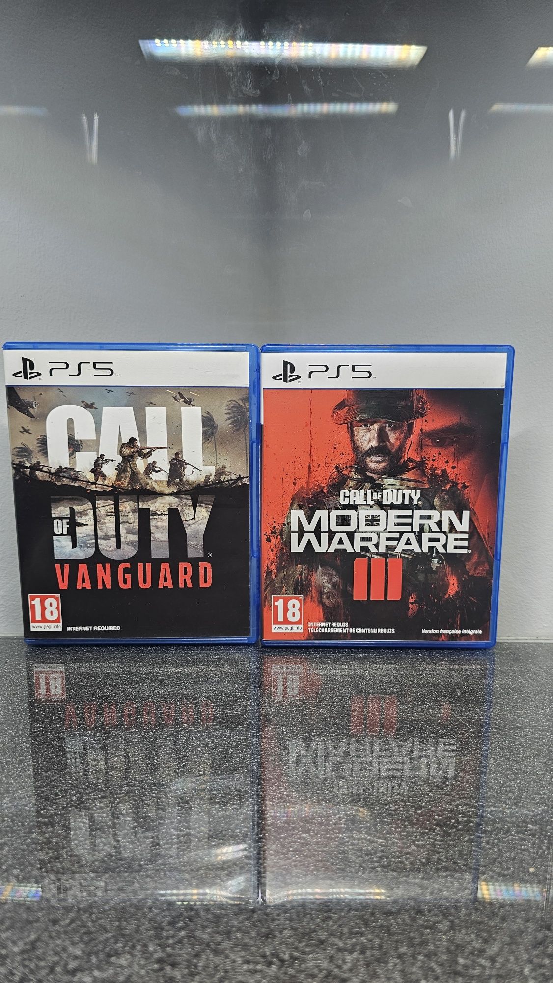 Conjunto 2X jogos Call of Duty COD Vanguard Modern Warfare III PS5 MW3