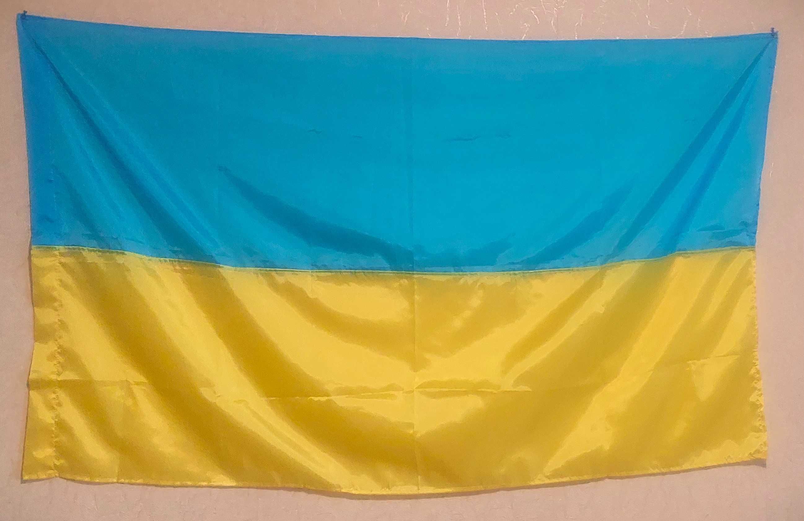 Флаг Украины (Прапори України) 90 х 140 см. Розница флаги. 10 штук