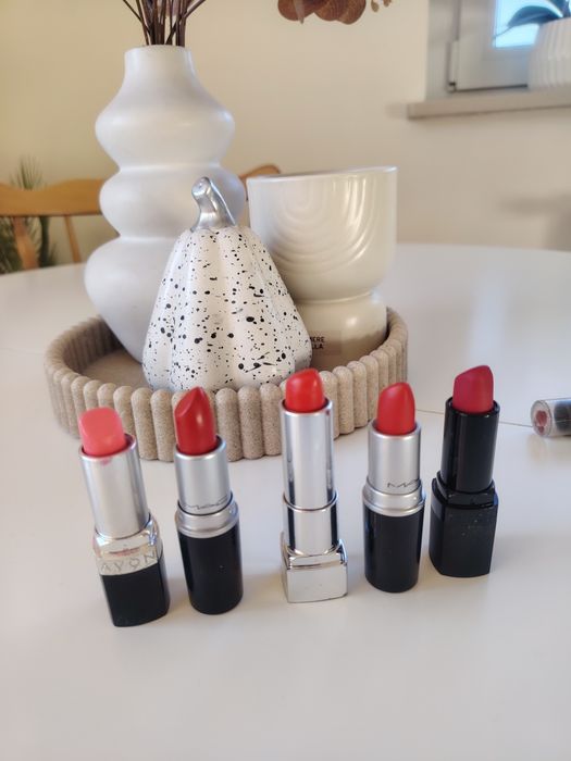 Szminki Avon Mac Maybelline