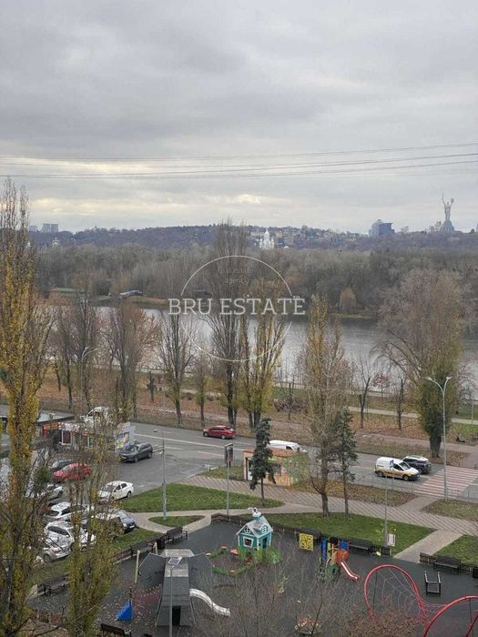 Видова на Дніпро 1к 34м Лівобережна Русановка, Русанівська Набережна 6