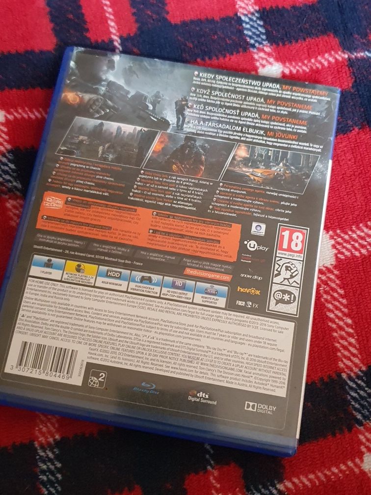 Gra na Playstation 4,5 Tom Clancys Division