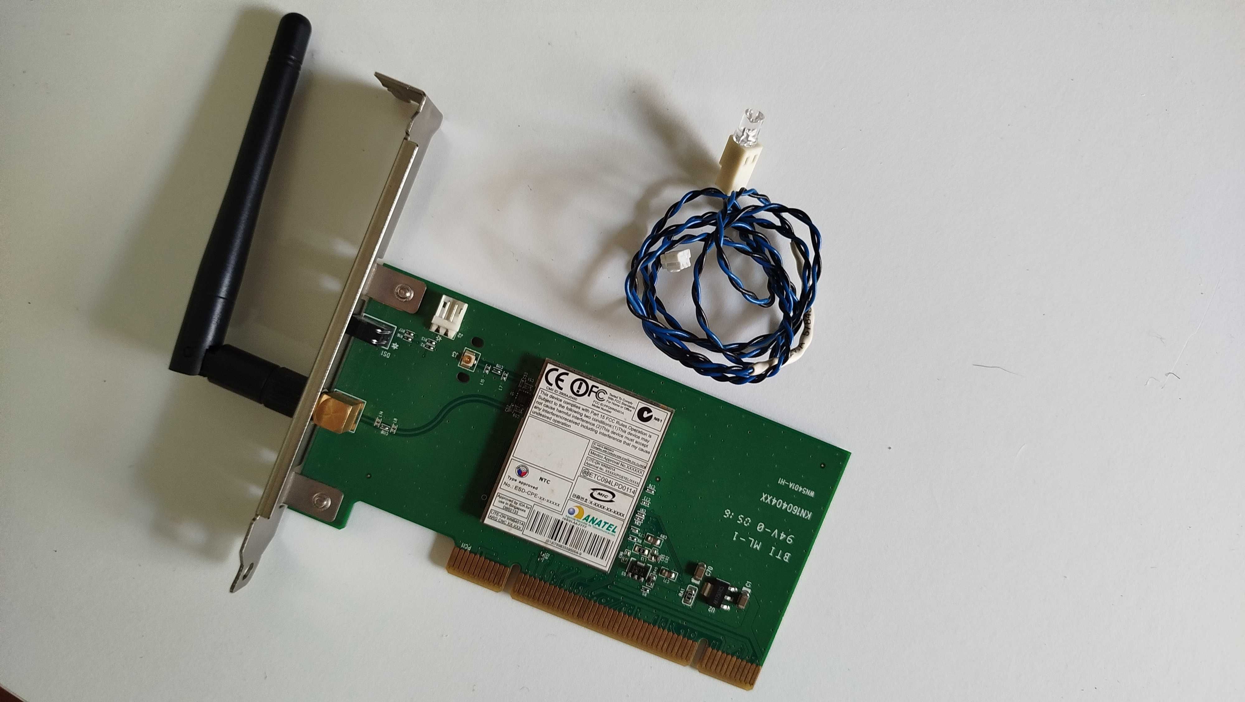 Placas de Rede PCI (Ethernet e WiFi) - Entrega Grátis