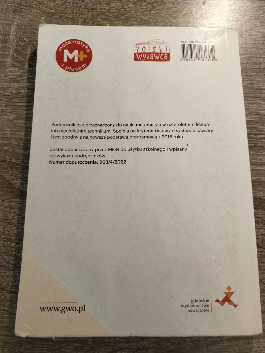 Matematyka z plusem 4 poziom rozszerzony
