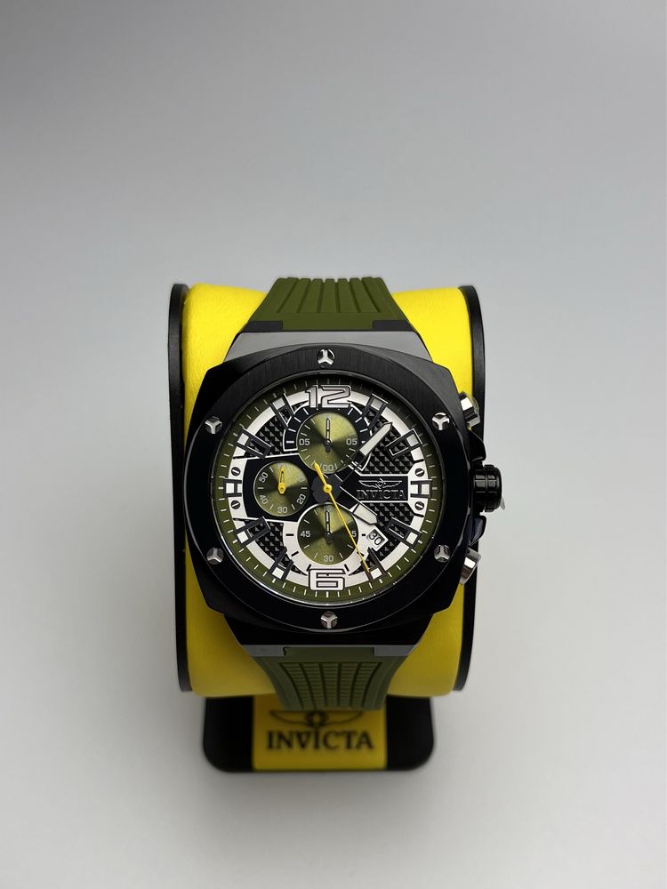 Invicta 48162, чоловічий годинник інвікта хронограф, invicta