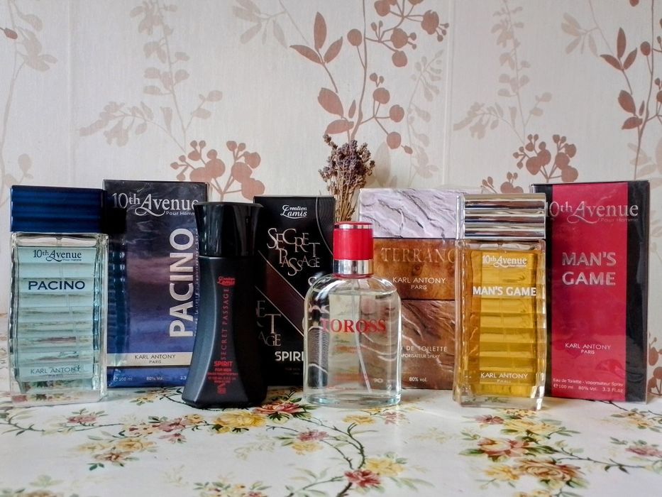 Hugo Boss, S. T. Dupont, Davidoff, Hermes, Missoni, Moschino, Lalique.