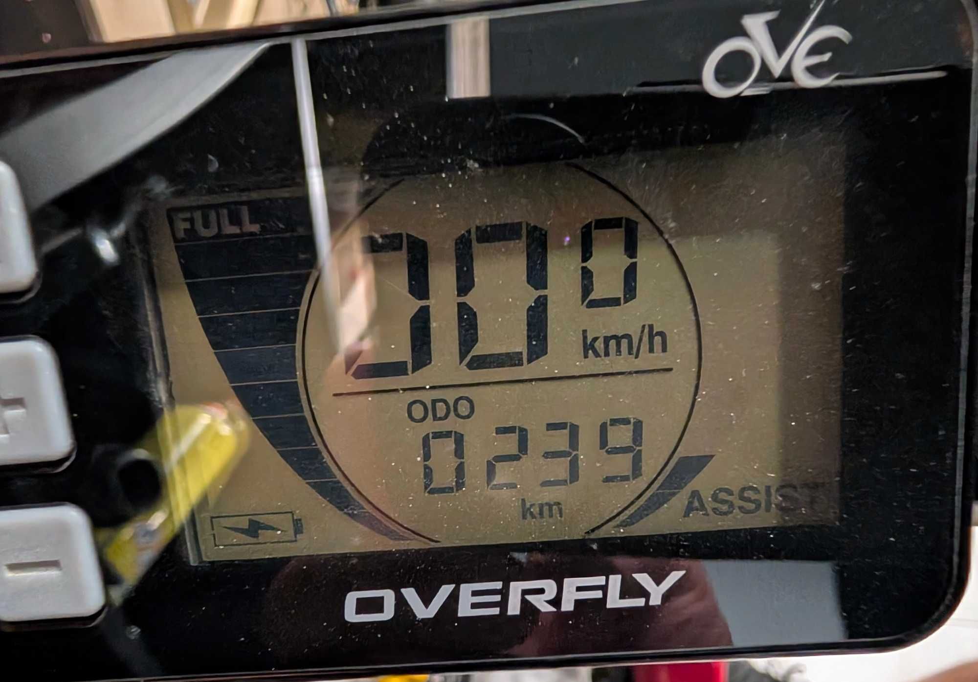 Rower elektryczny OVERFLY ZING składak.