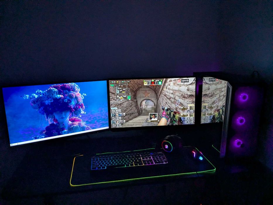 RTX 4060 Ti Ryzen 7 5800X 32GB RAM 1TB SSD 27" Odyssey 144Hz AOC 75 Hz
