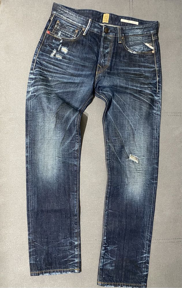 мужские джинсы на селвидже