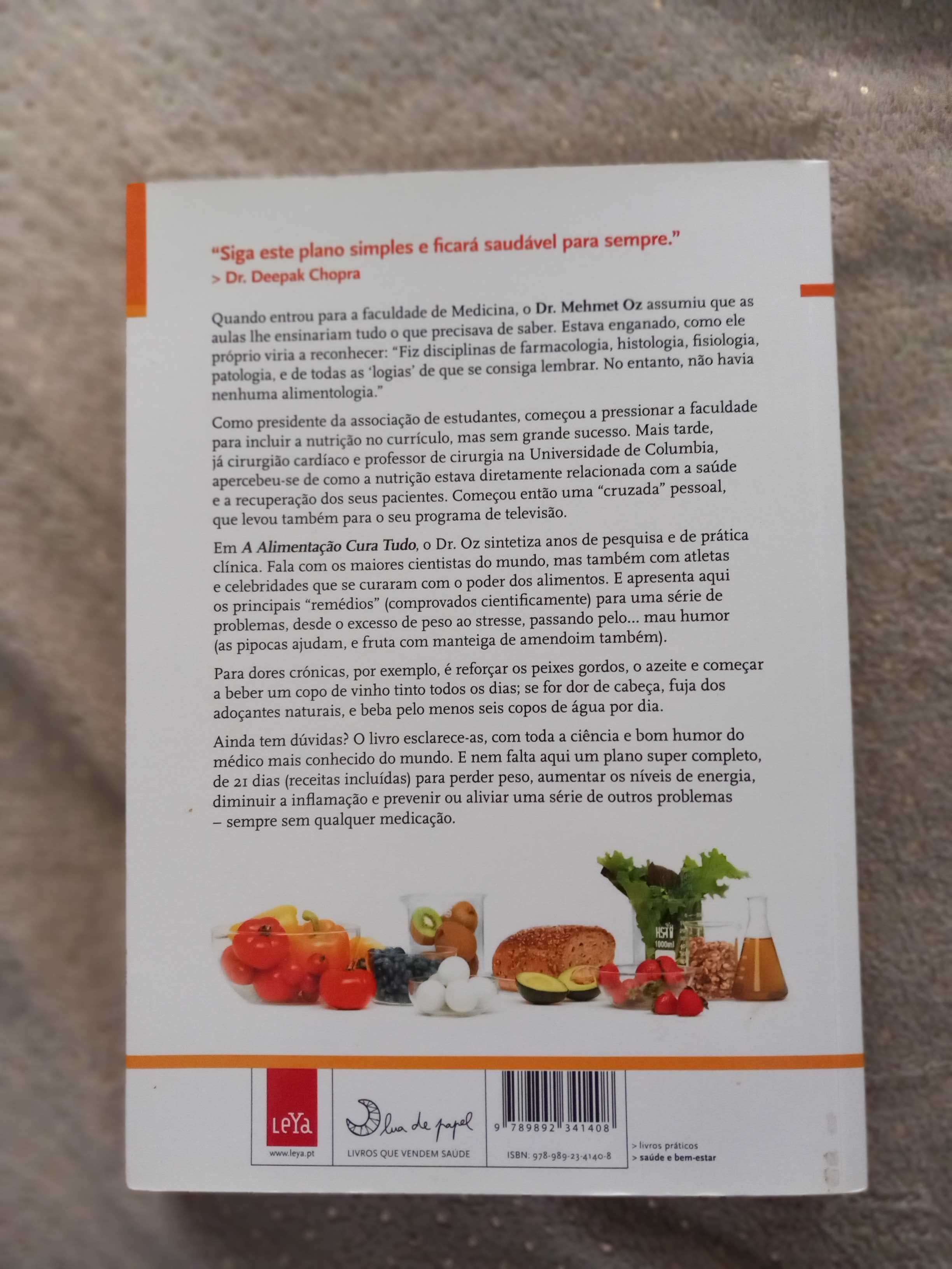 A Alimentação Cura Tudo, de Dr Mehmet Oz