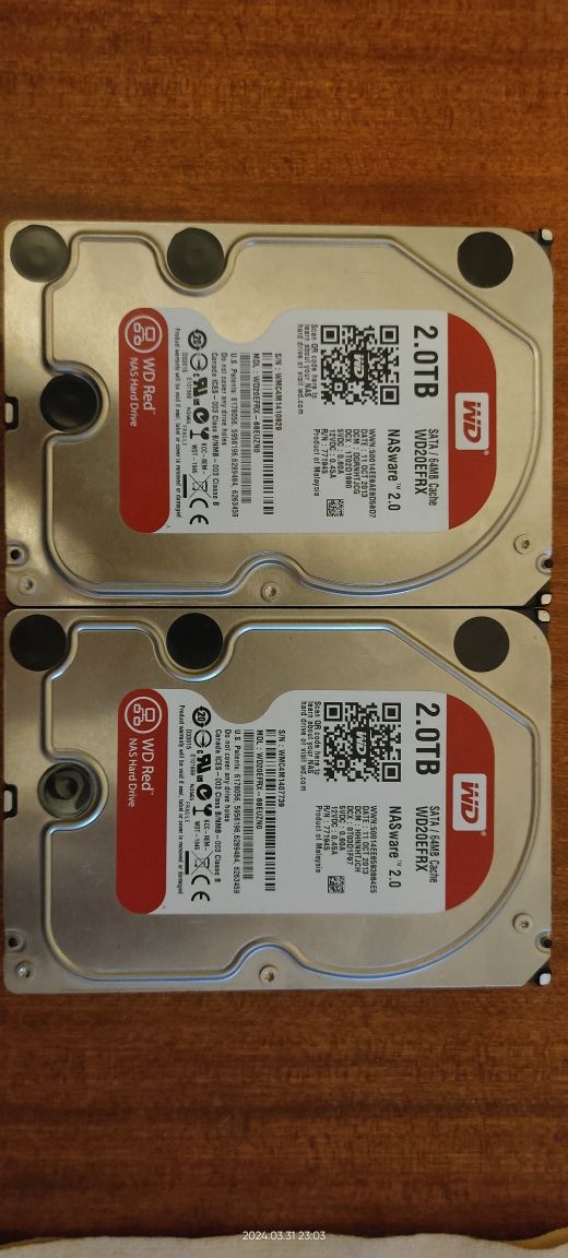 Жесткий диск Western Digital red wd20efrx 2 Tb