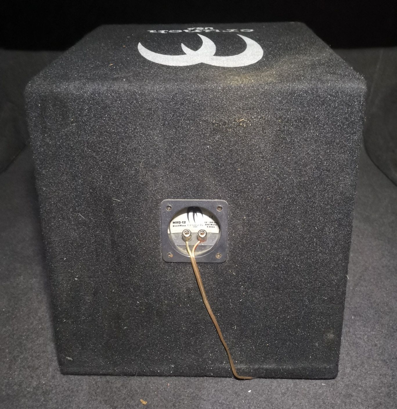 Subwoofer Crunch mxq-12 ze wzmacniaczem Crunch dsx-4500