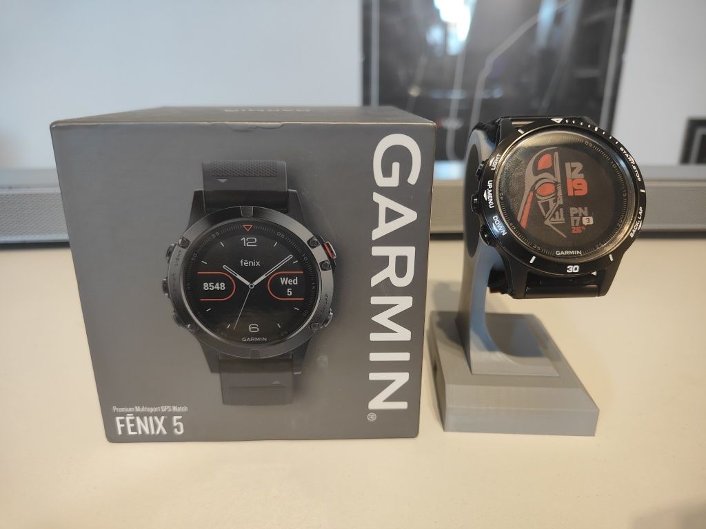 Zegarek/smartwach Garmin Fenix 5 plus 19 pasków, 2 szkła, bazel,