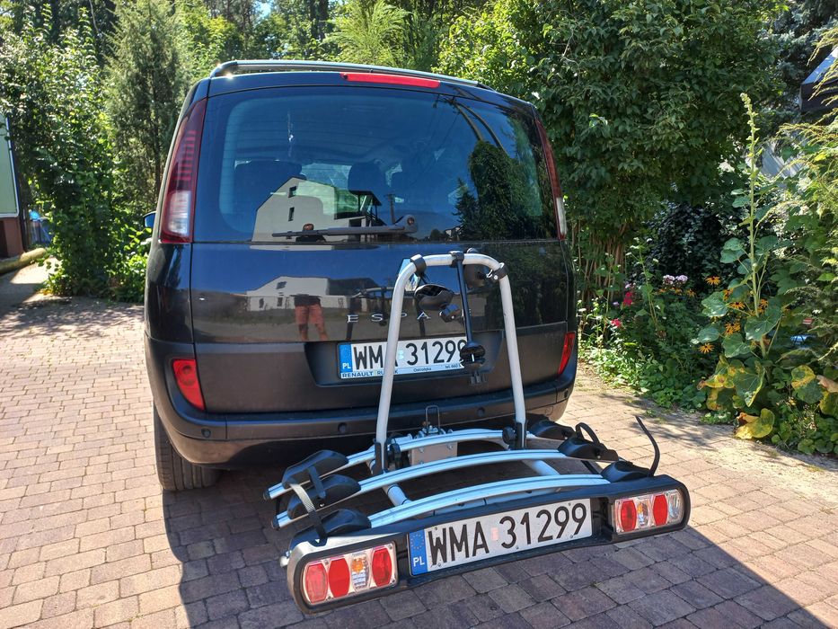 Bagażnik samochodowy na 3 rowery, na hak.