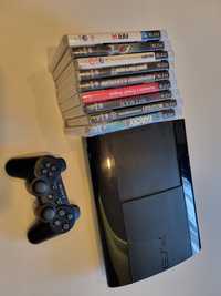 Konsola PS3 + pad + gry