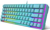 Мембранная игровая проводная клавиатура Snpurdiri К68 RGB