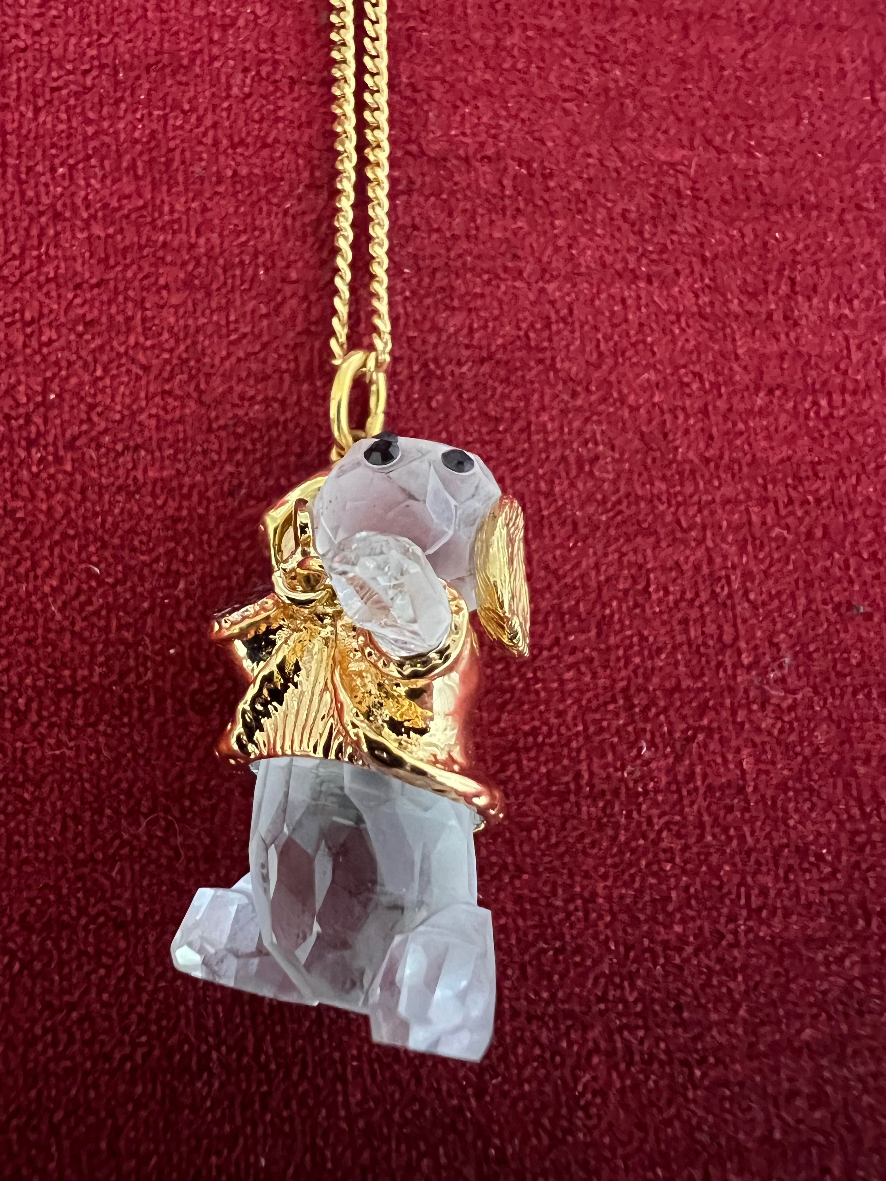 Swarovski colar cão