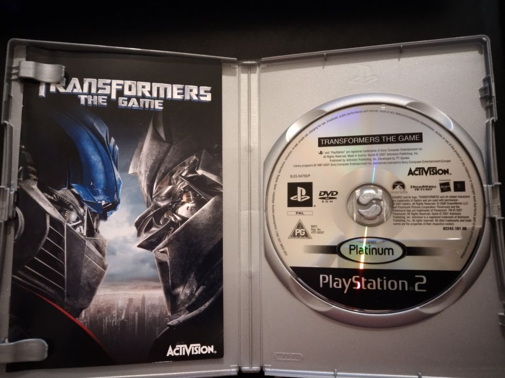 Transformers the gamę PlayStation 2