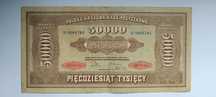 50000 marek polskich 1922