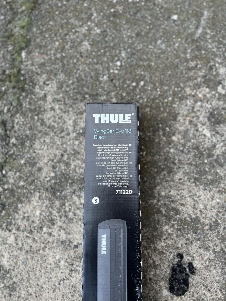 THULE WingBar Evo 118 Black 711220