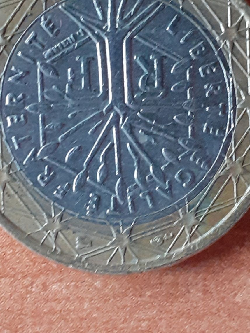 Moneta obiegowa 1 euro 1999 Francja.