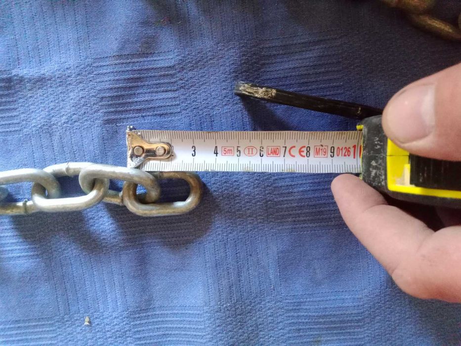 Продам цепь оцинкованая
